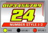 LAYERED NUMBER SET J-2